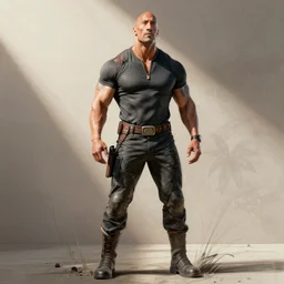 dwayne johnson in apex legends, sketch