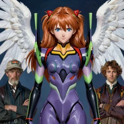 realistic beautiful highly detailed portrait of asuka langley soryu's eva, photorealistic, mecha, angel, egon schiele, john mcneill whistler, john singer sargent, epic, stunning