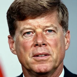 color close up studio face shot of John F. Kennedy aged 80 years old , photorealistic,8k, XF IQ4, 150MP, 50mm, F1.4, ISO 200, 1/160s, natural light