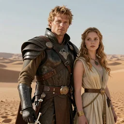 john carter of mars and the princess by ash thorp, rendered in octane, photorealistic, trending on artstation, 8 k hdr