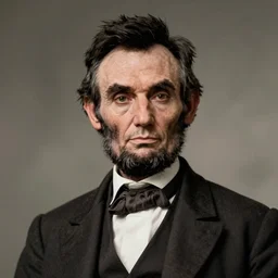 a portrait of abraham lincoln by christian rex van minnen