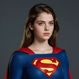 a beautiful girl as supergirl, ultrarealistic, futuristic, three point lighting, dramatic lighting, high details, best, accurate, trending on artstation, photorealism, digital painting, style of peter mohrbacher, boris vallejo, hajime sorayama