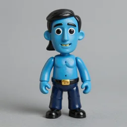 ( young ( blue period ( pablo picasso ( gold teeth ) ) ) ) stop motion vinyl action figure, plastic, toy, butcher billy style