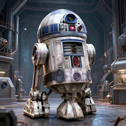 a huge star wars droid factory, art, high detail, high definition, 8k,