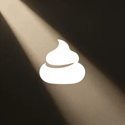 minimalist logo icon for a poop dating app, retro psychology, victo ngai, kilian eng, lois van baarle