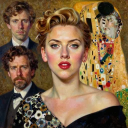highly detailed oil painting | very intricate | cinematic lighting | award - winning | portrait of scarlett johansson | by roberto ferri, by tom bagshaw, by j. c. leyendecker and klimt, american romanticism, by austin osman spare, artstation, cgsociety, official art, octane