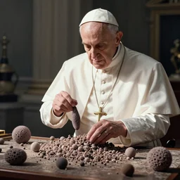 the pope undergoing mitosis