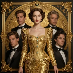 portrait of a beautiful 20-year-old woman by Mario Testino, in style of Ruan Jia, insanely detailed and intricate, golden ratio, elegant, ornate, luxury, elite, matte painting, cinematic, cgsociety, James jean, Brian froud, ross tran, Laputa
