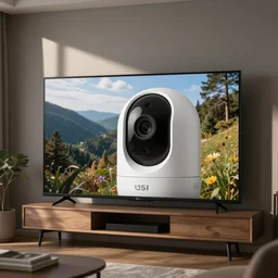 Home Security Camera Video, living room