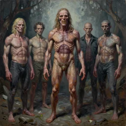 insanity by zdzisław beksiński, dariusz zawadzki, jeffrey smith and h.r. giger, oil on canvas, 8k highly professionally detailed, trending on artstation