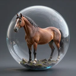 spherical horse in vacuum, trending on artstation, highly detailed 8 k