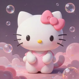 elokitty, cat. digital art painting, Trending on Artstation, DeviantArt, cinematic lighting, dreamscape maximized, vibrant mood, rose tones, concept art, smooth illustration, ethereal bubbles, extremely detailed masterpiece, Refined, Oil Paining, Exquisite detail, post-processing, Unreal Engine, 8k, HD, trending on artstation flawless.