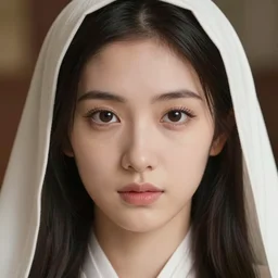 closeup portrait of Naganohara Yoimiya Converts to Islam, depth of field, zeiss lens, detailed, symmetrical, centered, fashion photoshoot, by Annie Leibovitz and Steve McCurry, David Lazar, Jimmy Nelsson, Breathtaking, 8k resolution, extremely detailed, beautiful, establishing shot, artistic, hyperrealistic, beautiful face, octane render