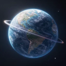 beautiful sci fi planet, space, concept art trending on artstation, volumetric lighting, 8k