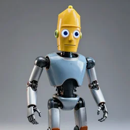 bender as a real life robot, studio photo, hdr, dynamic lighting