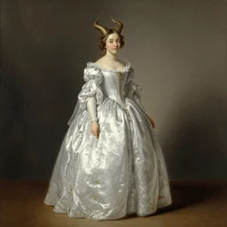 a horned princess painted by Franz Xaver Winterhalter