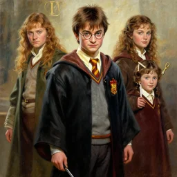 harry potter in lord of the rings, character design, painting by jason nguyen, magali villeneuve, anna podedworna, greg rutkowski,