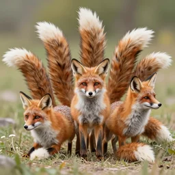fox with nine tails