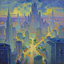 art nouveau, fauvism, pastel drawing, oil painting, cyberpunk, fantasy landscape. wireframe datascape village streets in the style of tron legacy