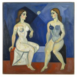 les demoiselles d'avignon, by pablo picasso