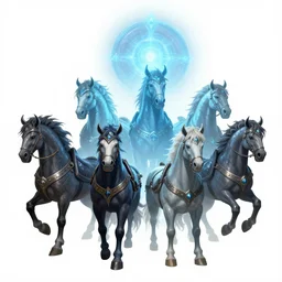 mount epic horses screenshot world of warcraft mounts worldboss bioluminecant light concept sketch art and by feng zhu alena aenami artworks in 4 k beeple, by thomas kinkade heartstone overwatch blizzard 3 d rtx hdr