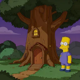 still frames from The Simpsons lost Treehouse of Horror episode