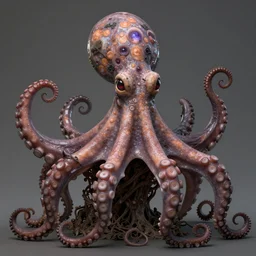 grotesque flower octopus by hr giger, rutkowski, james jean and erik jones and rhads, beutiful details, ultradetailed, prefect face, photorealistic details, feroflex, 3 d octane render, colossal scale, trending artstation, shallow depth of field