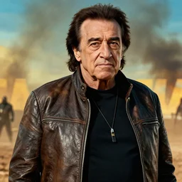 Danny Devito as master blaster, screenshot from mad max beyond thunderdome, detailed, 4k