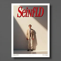 A poster for Seinfeld designed by Saul Bass
