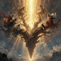 may you always end up in the best branch of ruliad cone, god rays, dire, frantic, centered, digital painting, artstation, concept art, donato giancola, joseph christian leyendecker, wlop, boris vallejo, breathtaking, 8 k resolution, extremely detailed, beautiful, establishing shot, artistic, hyperrealistic, octane render, cinematic lighting, dramatic lighting, masterpiece