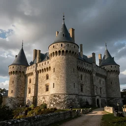 medieval castle, by rico lebrun