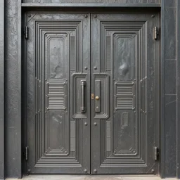 a photo of sci - fi double door flat texture, art - deco, phototexture, photo realistic, very realistic 8 k