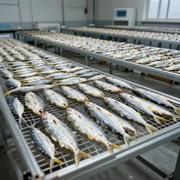 drying fish on a photorealistic gpu farm for cryptocurrency mining at home