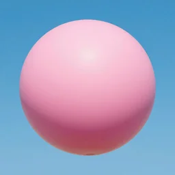 Big pink sphere surrounded by blue sky, beautiful matte painting by DALL-E 2,