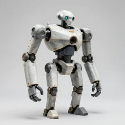 studio photograph of a contemporary art sculpture of a modular quirky yorha android, by hikari shimoda, by jack gaughan