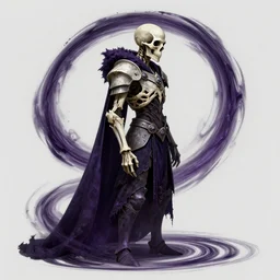 side profile, necromancer, bone armour, magical dark swirly ripples, inky gaudy colors, by greg manchess, huang guangjian, gil elvgren, sachin teng, greg rutkowski, jesper ejsing, ilya kuvshinov