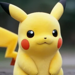 A closeup film photography of a Pikachu, photo bySlim Aarons, award winning, 4K