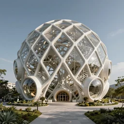 biophilic design, utopian architecture, pod structures, geodesic
