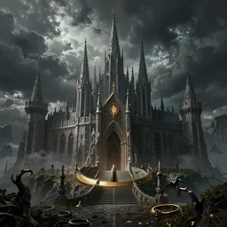 council of the ring, lord of the rings, fantasy gothic by greg rutkowki artstation