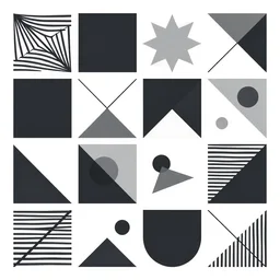 infinite series of abstract shapes and geometric patterns, a simple vector pop surrealism, by ( leonardo da vinci ) and greg rutkowski and rafal olbinski