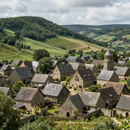 a medieval vilage