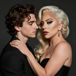 timothee chalamet and lady gaga meet eachother