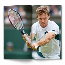 magazine photo david hasslehoff competing at wimbledon, 3 5 mm lens, close up, detail