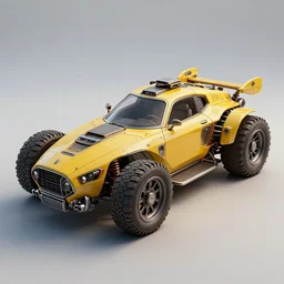 fallout retro futuristic vehicle 3 d high octane model, 8 k photorealistic, hd, high details, trending on artstation