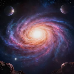 The magical mystery of the universe was on full display tonight (surreal high detail 8k)