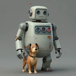 ( ( ( ( ( 1 9 5 0 s robot knome dog very fat. muted colors. ) ) ) ) ) by jean - baptiste monge!!!!!!!!!!!!!!!!!!!!!!!!!!!!!!