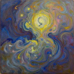 the laws of physics break down and there only an infinite present, in which all points in time are equally real. surrealist acrylic painting by marco mazzoni, by dorothea tanning, pastel colors, featured on artstation, metaphysical, fluid acrylic pour art, airbrush art, rococo