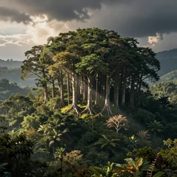 a billion trees, very detailed