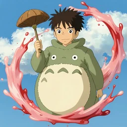 ginko showing a new mushi, mushishi by studio ghibli, mutsumi akasaki, wallpaper splash art promo art