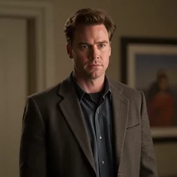 Live Action Still of Jerma in The Truman Show, real life, hyperrealistic, ultra realistic, realistic, highly detailed, epic, HD quality, 8k resolution, film still